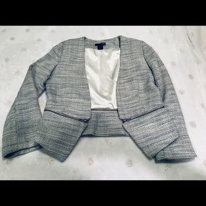 Grey tweed blazer